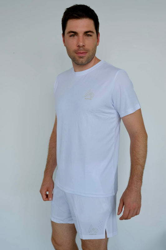 Men's Performance Crew - White